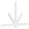 Ekena Millwork Kennewick Architectural Grade PVC Gable Bracket, 84"W x 49"H x 2"D x 4"F, 14/12 Pitch GBP084X49X0204KEN00 - alternate 1